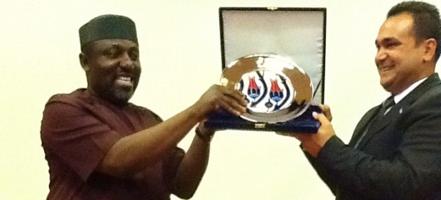 Gov.Rochas Okorocha receives Lifetime Achievement Award in Turkey.